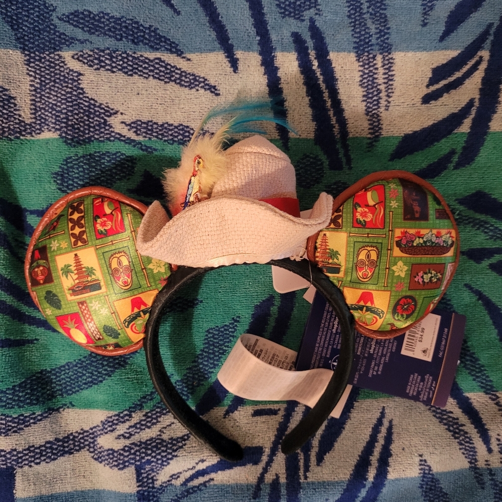 Disney World enchanted tiki room mickey ears